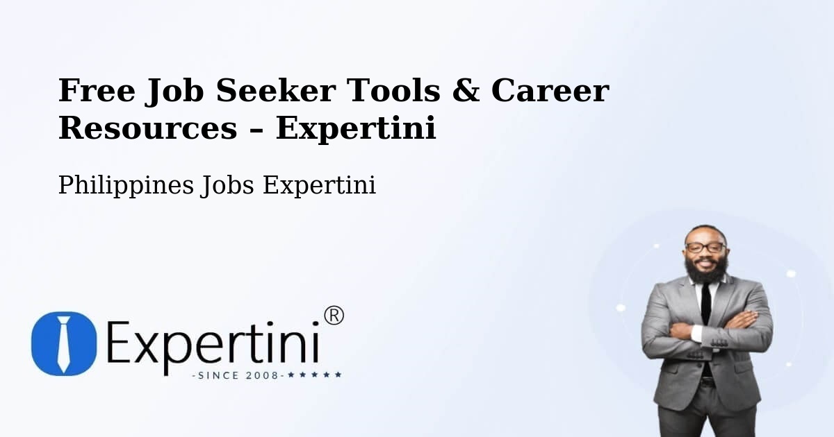 Free Job Seeker Tools & Career Resources – Agos - Agos, Philippines Jobs Expertini
