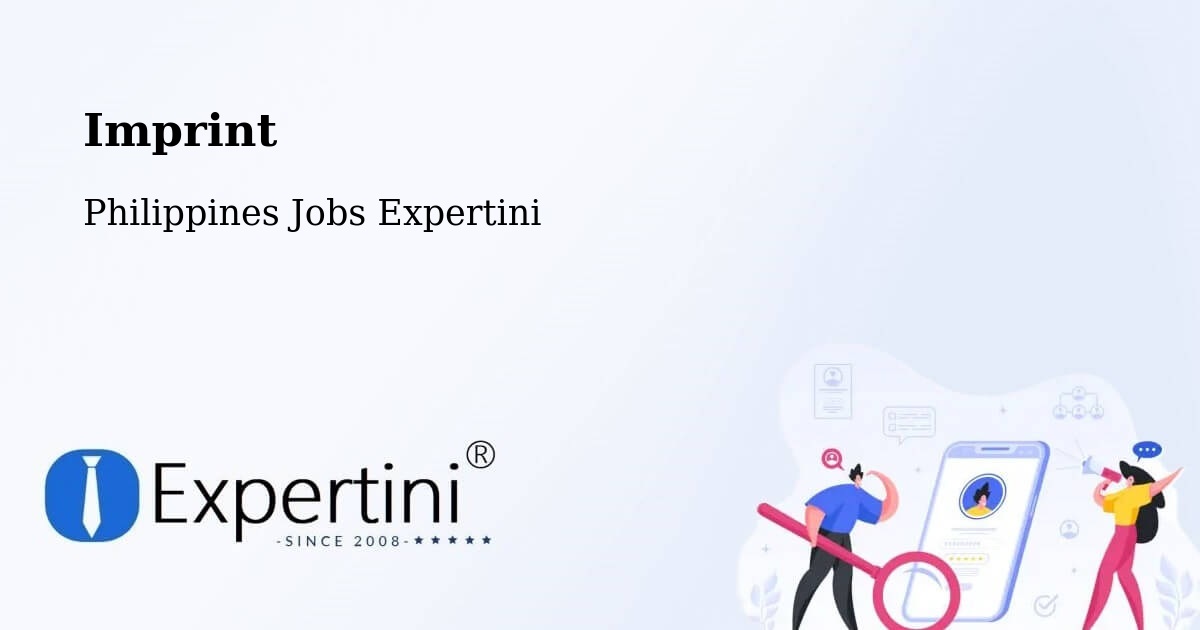 Imprint – Agos - Philippines Jobs Expertini