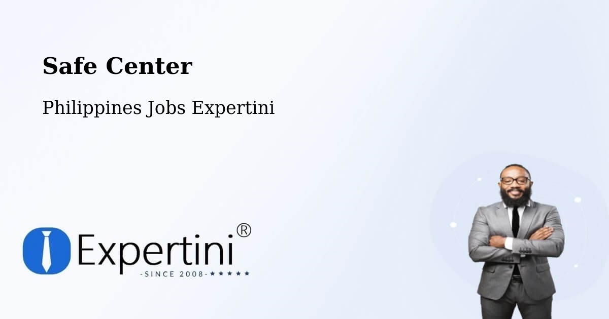 Safety Center – Agos - Philippines Jobs Expertini